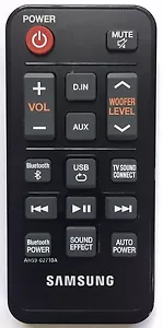 NEW OEM SAMSUNG SOUND BAR AH59-02710A REMOTE CONTROL HW-J250 HW-JM25 - Picture 1 of 4