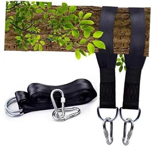 Tree Swing Straps Hanging Kit Holds 2400lbs by Staythere, Two 8ft Straps with - Picture 1 of 7