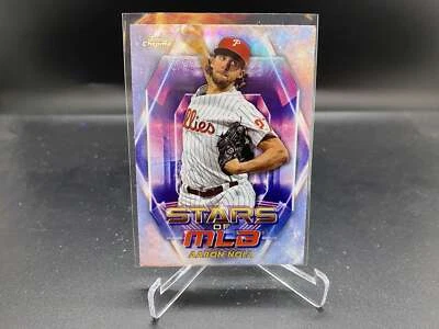 Aaron Nola 2023 Topps Update Stars of MLB Chrome SMLBC-86 Phillies - Image 1 of 2