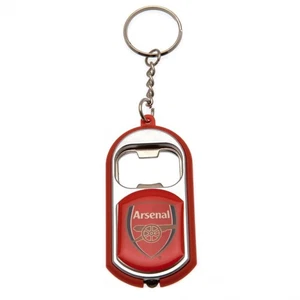 Arsenal FC Schlüsselanhänger Taschenlampe Flaschenöffner offizielle Handelsware AFC Geschenk NEU UK - Bild 1 von 3