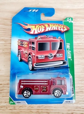 Hot Wheels Treasure Hunt '09 FIRE-EATER 4 / 12 1977 Fire Truck Casting Workhorse - Image 1 of 4