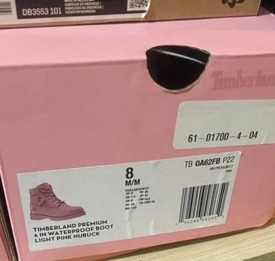 Pink Timberland Botas Niño 8 Foto 1 de 3