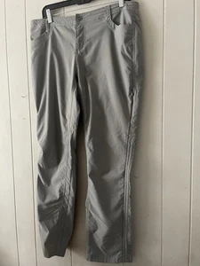 Kuhl TREKR Pant Charcoal Gray Stretch Cinch Convertible Women's 14 SHORT 6235 - Picture 1 of 14