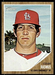 2011 Topps Heritage Colby Rasmus St. Louis Cardinals #412 - Picture 1 of 2