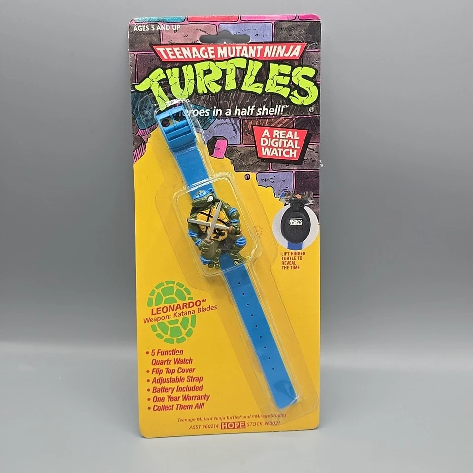 Teenage Mutant Ninja Turtles Leonardo Digital Watch Vintage St176
