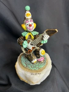 Ron Lee ROCK A BILLY 1995 Clown Playing Guitar CCG9 - Picture 1 of 7