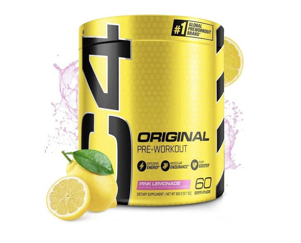 Polvo Pre Entrenamiento Cellucor C4 Original Limonada Rosa 60 Porciones Foto 1 de 4