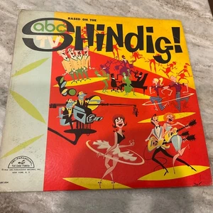 ABC TV SHINDIG LP V/A 1964 	ABC-Paramount  ABC-504 MONO WHITE LABEL PROMO VG+/Vg - Picture 1 of 3