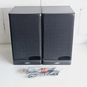 Eltax Digital Line 1621 80 Watt Hifi Bookshelf Speakers Black - Tested Working - Picture 1 of 16