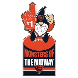 Letrero de metal de gnomo de los Chicago Bears 10" L x 30" H - Imagen 1 de 1