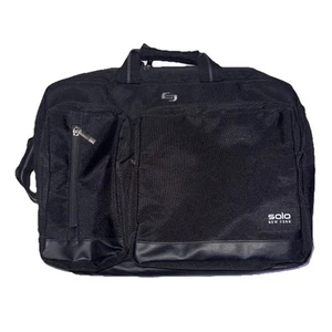 SOLO New York Duane Hybrid Aktentasche Rucksack schwarz abnehmbarer Schultergurt - Bild 1 von 14