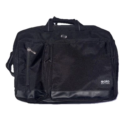 Mochila SOLO New York Duane híbrida maleta preta alça de ombro removível - Imagem 1 de 4