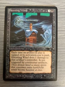 MTG Antiquities Haunting Wind NM - Picture 1 of 5