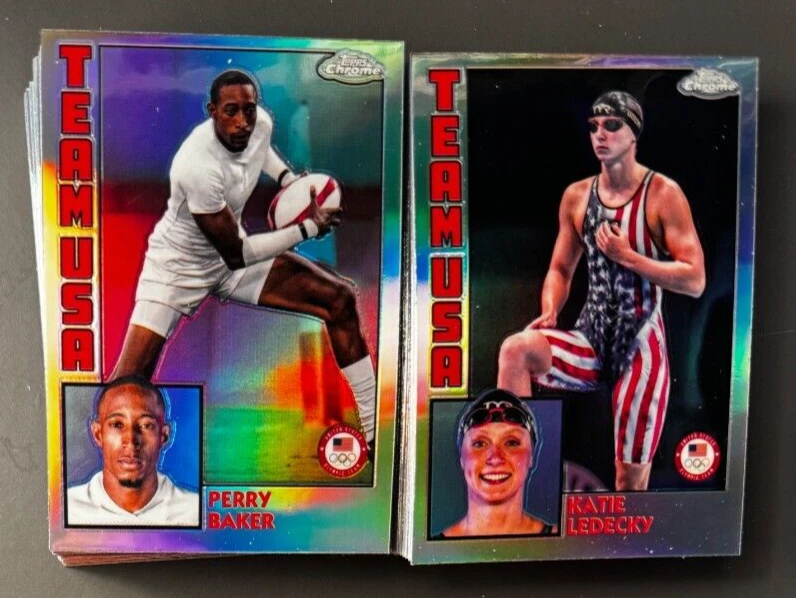 2024 Topps Cromo Equipo Olímpico y Paralímpico de Estados Unidos 1984 Inserto #1-20 - TÚ ELIGES Foto 1 de 1