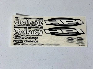HPI 9193 Vintage 1/10 RC R/C Challenge Racing Sticker Decal Sheet NEW NOS - Picture 1 of 1