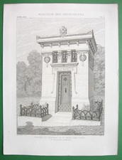 Arquitetura de imprimir a Tumba Da Família: Cemitério De Paris St. Brice-Sous-Foret