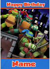 Turtles Tmnt - Personalised Birthday Card Son Grandson Brother Boy Children