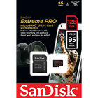 Sandisk Extreme Pro 128Gb Microsd Sdxc Memory Card U3 Dash Actioncam Gopro Drone