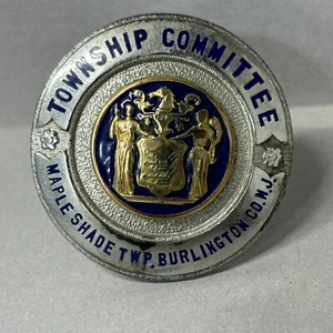 Seltene Township Committee Pin Mapleshade TWP Burlington New Jersey - Bild 1 von 4