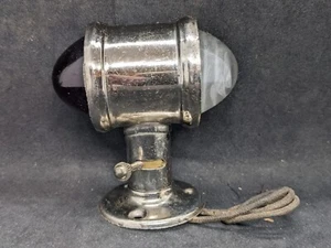 20s 30s 40s 50s 6V MAP DASH LAMP LIGHT W/ INTEGRAL SWITCH RUBY & CLEAR JEWELS - Picture 1 of 8