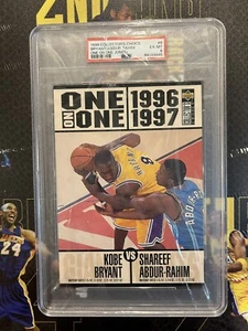 1996 Collector's Choice Kobe Bryant Rookie One On One Jumbo PSA 6! RARE LOW POP! - Picture 1 of 2
