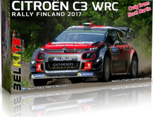 BELKITS CITROEN C3 WRC RALLY FINLAND 2017 C.BREEN 1/24 COD.BEL018 - Foto 1 di 1