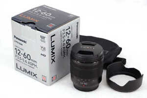 Panasonic Lumix G Vario 12-60mm F3.5-5.6 ASPH. POWER O.I.S. Lens H-FS12060