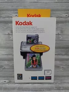 Kodak PH-90 Color Cartridge & Photo Paper Kit Cartridges & Paper New Open Box - Picture 1 of 5