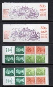 GB 1980 FB11A & FB11B VETERAN CAR SERIES 50p FOLDED BOOKLETS - Picture 1 of 1