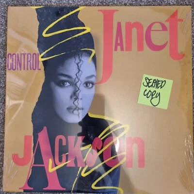 Janet Jackson Control SEALED 80s Vinyl 12" - Image 1 of 2