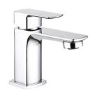 Bathroom Sink Mixer Tap, Mono Basin Tap, Chrome Coated Brassware, 0.5-2 bar