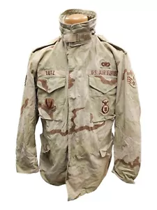 U.S. Armed Forces M-65 Field Jacket 3 Color Desert Camo - Large / Regular - Picture 1 of 5