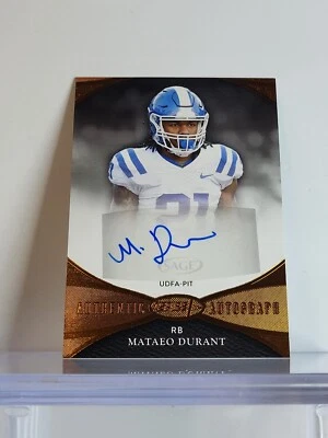 2022 Sage Aspire Football Bronze Foil Mataeo Durant ASP-MD - Image 1 of 2