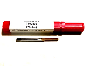 1pc) 5-44 H3 THREAD ROLL FORM BOTTOM TAP TIN COATED TITAN USA TT92836 TT80 - Picture 1 of 4