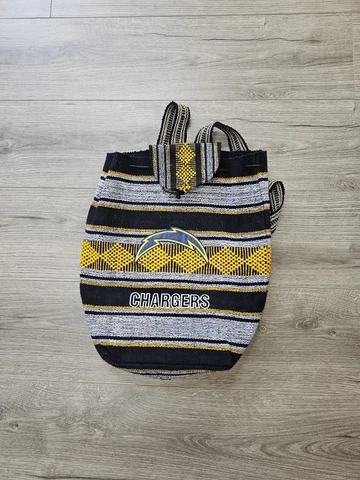 Los Angeles Chargers Woven Knitted Napsack Backpack Cover
