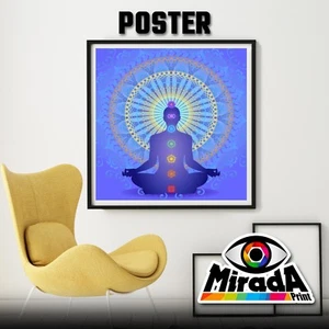 Carteles Meditación Chakra Reiki Colores Bienestar Zen Masaje Qualitygraphics - Bild 1 von 1