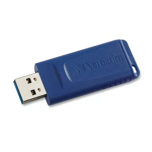 Verbatim 99810 16 GB Classic USB 2.0 Flash Drive - Blue (5/PK) New - Picture 1 of 4
