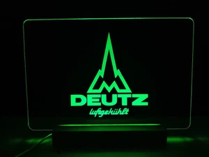A221-10 Deutz Luftgekühlt LED Traktor Oldtimer Schlepper Neu Bulldog Geschenk - Bild 1 von 2