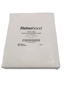 FisherBrand 03-448-1 SCHAUMSTOFF GEFÜTTERT 100 PLÄTZE SCHIEBE BOX BLAU, neu im Karton (Artikel 11) - Bild 1 von 2