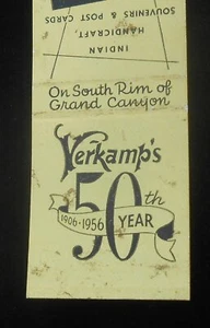 Postales artesanales indias Verkamp 1956 fechadas 50 aniversario Gran Cañón AZ Coconino  - Imagen 1 de 1
