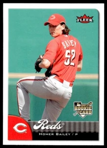 2007 Fleer Homer Bailey Cincinnati Reds #410 - Picture 1 of 2