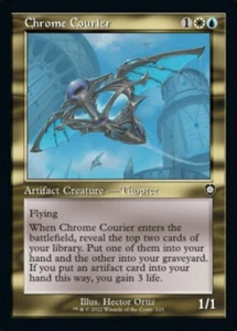 [4x] Chrome Courier Near Mint, English The Brothers' War Commander MTG Magic - Picture 1 of 1
