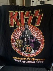 Kiss Band T-Shirt Rock And Roll Over 1977 Japan Japanese Tour L 2013 - Bild 1 von 9