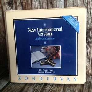 BIBLE ON CASSETTE TAPE - NEW INTERNATIONAL VERSION - ZONDERVAN OLD TESTAMENT vg - Picture 1 of 7