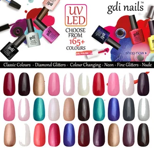 gdi nails Salon Quality UV/LED Soak Off Gel Nail Gel Polish FREE POST UK SELLER - Picture 1 of 62