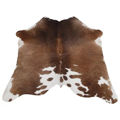 De Luxe Extra Large Marron Foncé Cuir de Vache Tapis – Premium à Poils Hide - Photo 1/4