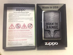 Zippo Roam the Range Marlboro Exclusive Lighter ~ New in Box ~ Marlboro Rewards - Picture 1 of 3