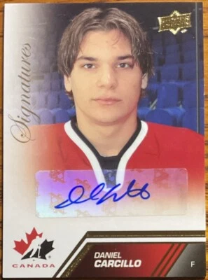 2013-14 Upper Deck Team Canada Autographs Daniel Carcillo #36 - Image 1 of 2