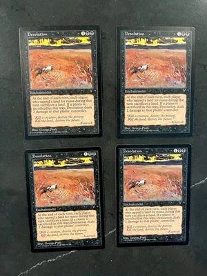 4x Desolation x4 - Visions - MTG Magic - (2) NM, (2) LP - Image 1 of 2