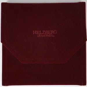 Helzberg Diamonds® Necklace Presentation Box, Velveteen, Red - Picture 1 of 4